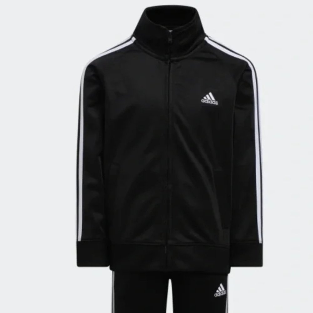 NWT 2T adidas Dazzle-applied 3-Stripes the full-zip jacket and matching pants
